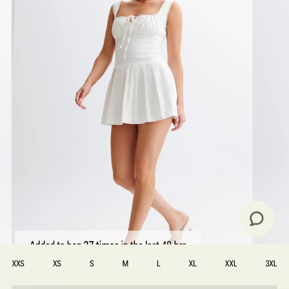 NWT White MESHKI Dress - Picture 3 of 3